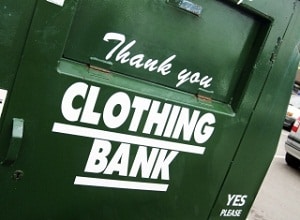The TRA says theft from clothing banks and door-to-door collections is eroding income for charities and commercial companies
